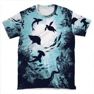 Ocean 3 AOP T-shirt Tee