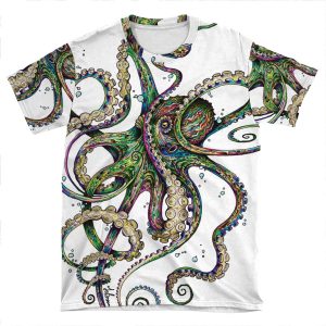Octopsychedelia AOP T-shirt Tee