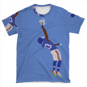 Odell Beckham Catching An Apple AOP T-shirt Tee