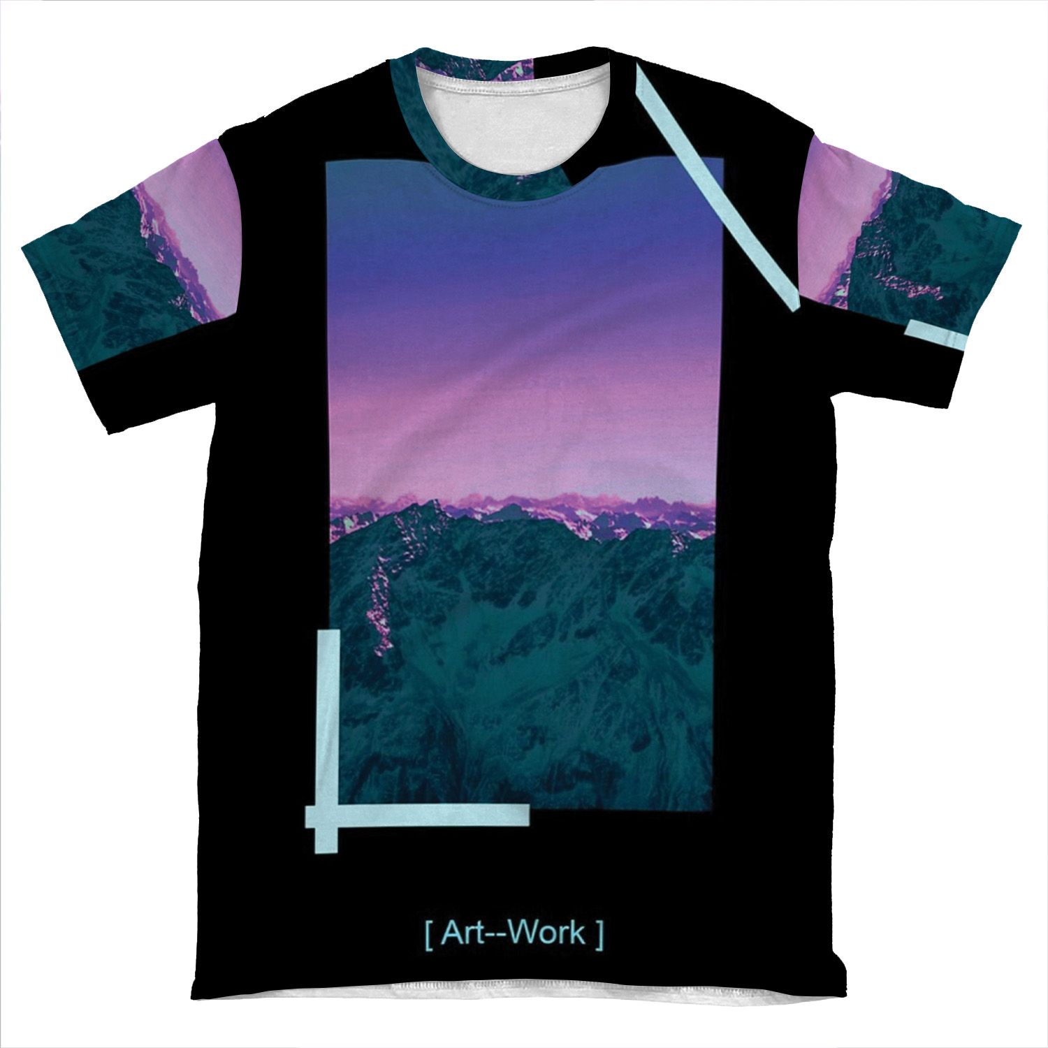 Off White Style Print - AOP T-shirt Tee