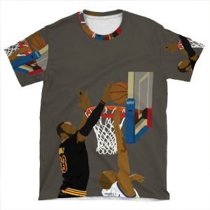 Oh, Blocked By James AOP T-shirt Tee