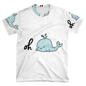 Oh Whale AOP T-shirt Tee