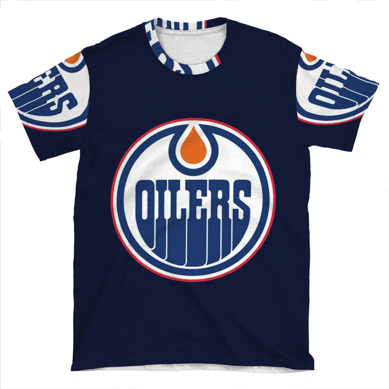 Oilers-Edmonton AOP T-shirt Tee