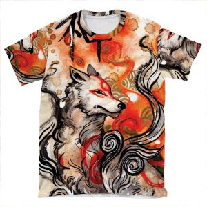 Okami Amaterasu AOP T-shirt Tee