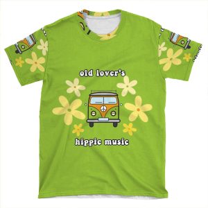 Old Lovers Hippie Music - Canyon Moon AOP T-shirt Tee