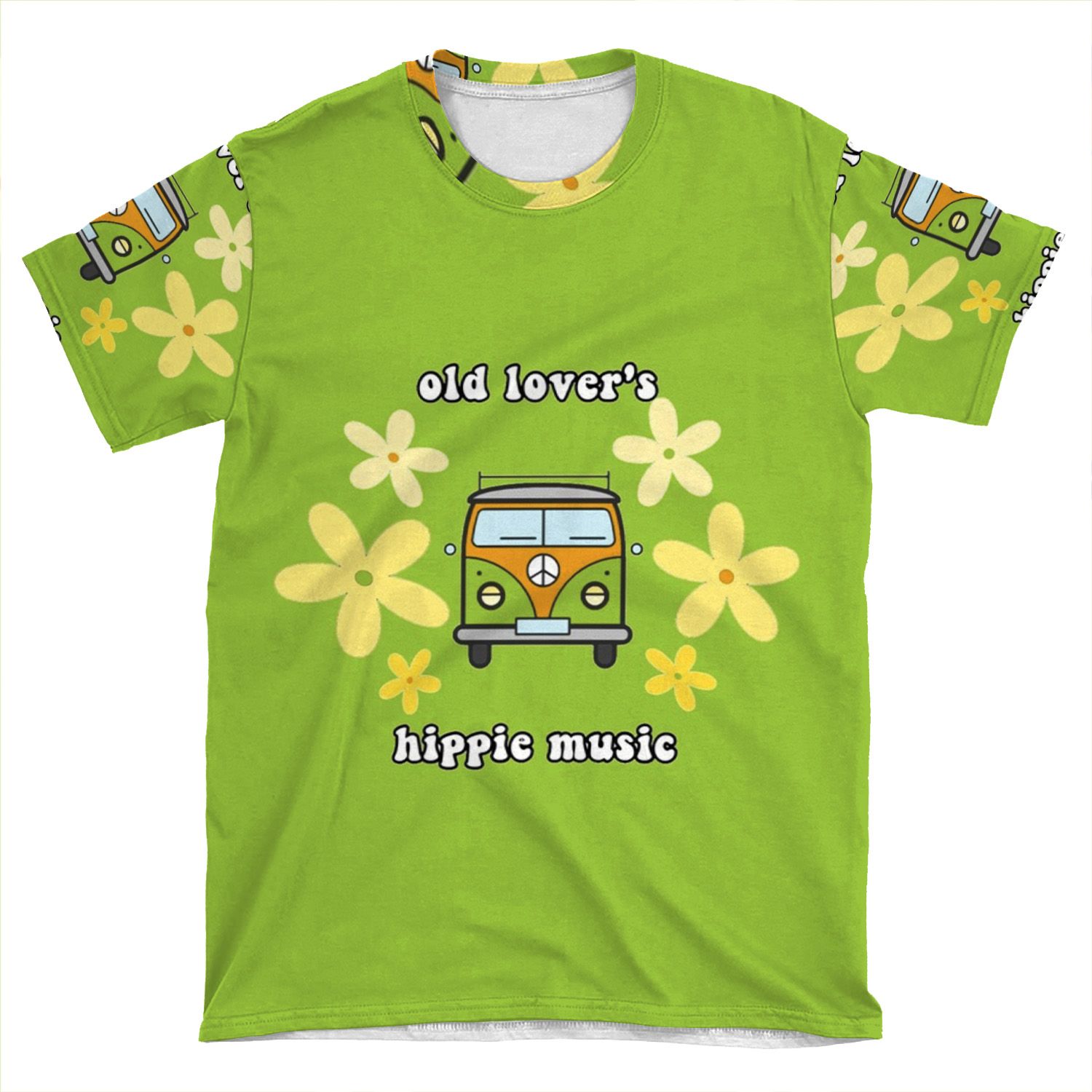 Old Lovers Hippie Music - Canyon Moon AOP T-shirt Tee