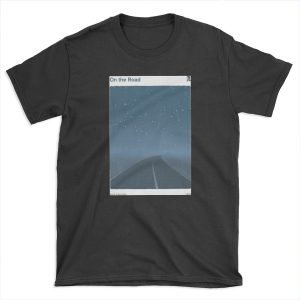 On the Road, Jack Kerouac Literary Art for Readers and Writers. T-shirt Tee