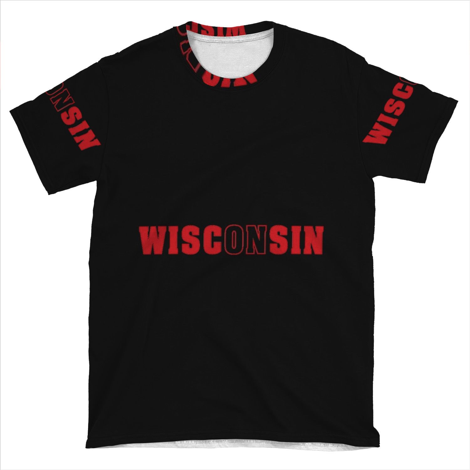 On Wisconsin AOP T-shirt Tee