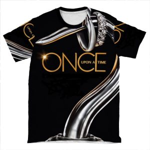 Once Upon A Captain Swan Wedding AOP T-shirt Tee
