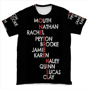 One Tree Hill (Names) - I AOP T-shirt Tee