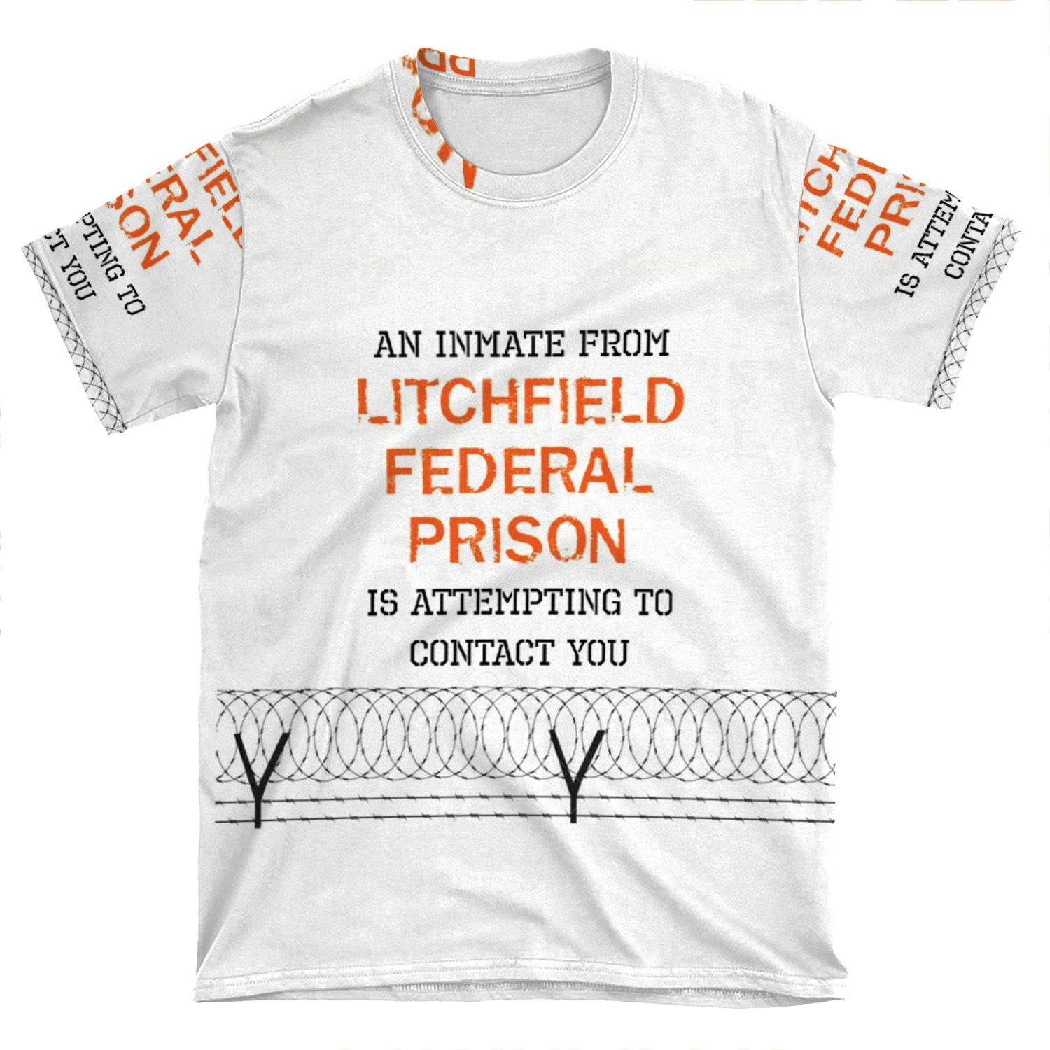 Orange Is The New Black Phone AOP T-shirt Tee