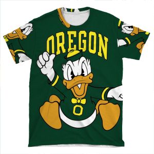 Oregon Donald Duck AOP T-shirt Tee