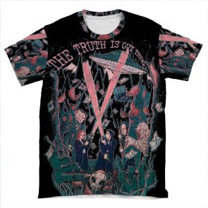 Out There Ode To The X Files AOP T-shirt Tee