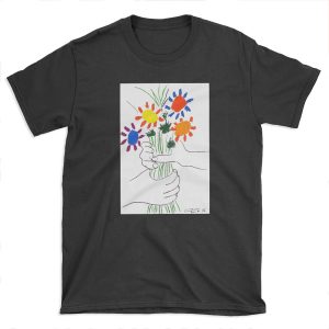 Pablo Picasso Bouquet Of Peace 1958 (Flowers Bouquet With Hands) or Le Bouquet de la Amitié (friendship) T-shirt Tee
