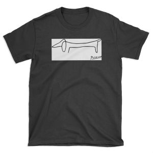 Pablo Picasso Dog (Lump) Artwork, Sketch Reproduction T-shirt Tee