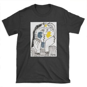 Pablo Picasso The Kiss 1979 Artwork Reproduction For T , Framed Prints T-shirt Tee