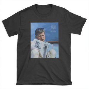 Painting John F. Kennedy and quotation T-shirt Tee