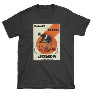 PALAIS des SPORT : Vintage 1930 Tour De France Print T-shirt Tee