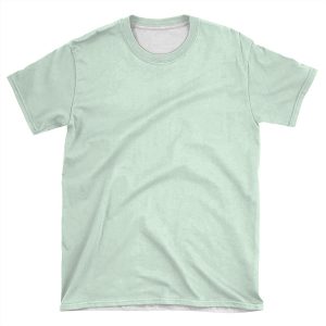 Pale Green Summermint Pastel Green Mint AOP T-shirt Tee