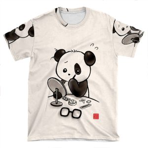 Panda Makeup AOP T-shirt Tee