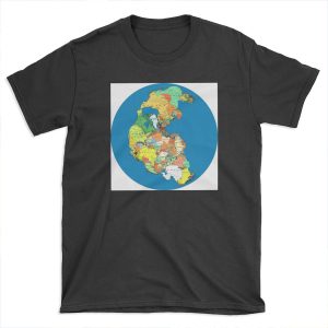 Pangea Political World Map T-shirt Tee