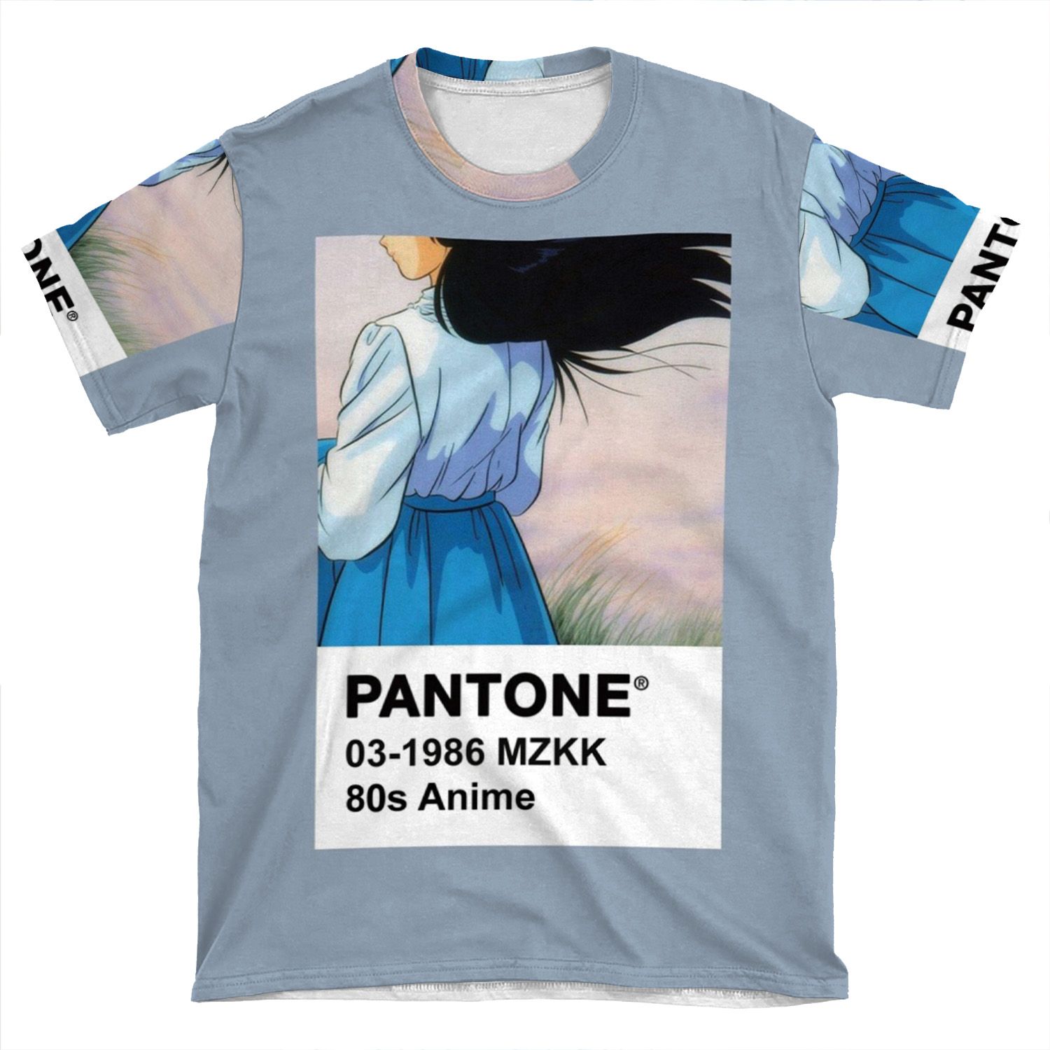 Pantone 80S Anime (2) AOP T-shirt Tee