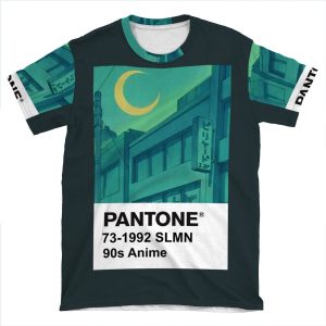 Pantone 90S Anime (2) AOP T-shirt Tee