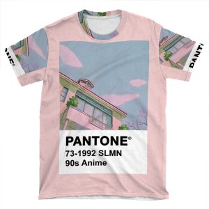 Pantone 90S Anime AOP T-shirt Tee