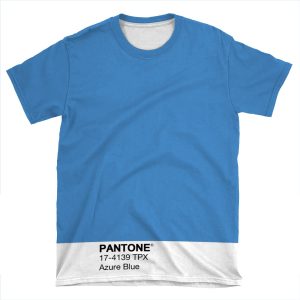 Pantone - Azure Blue AOP T-shirt Tee