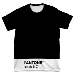 Pantone Black 6 C AOP T-shirt Tee