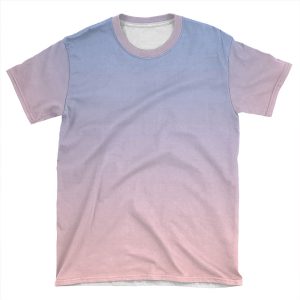 Pantone Color Of The Year 2016 Rose Quartz - Serenity - Ombre AOP T-shirt Tee