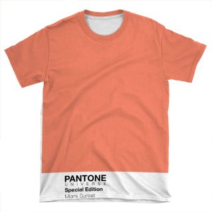Pantone + Miami Sunset S! AOP T-shirt Tee