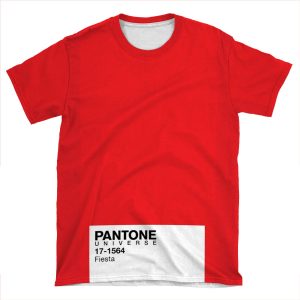 Pantone Red AOP T-shirt Tee