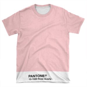 Pantone Series And Tumblr Vibes - Rose Quartz Aka Millennial Pink AOP T-shirt Tee
