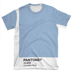 Pantone Universe Phone - Cerulean Blue 15-4020 AOP T-shirt Tee