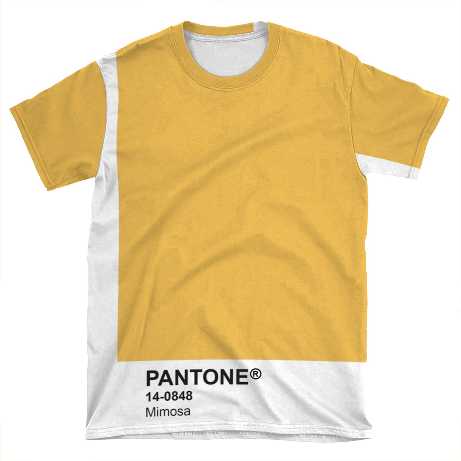 Pantone Universe Phone - Mimosa 14-0848 AOP T-shirt Tee