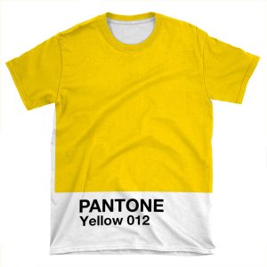 Pantone - Yellow 012 AOP T-shirt Tee