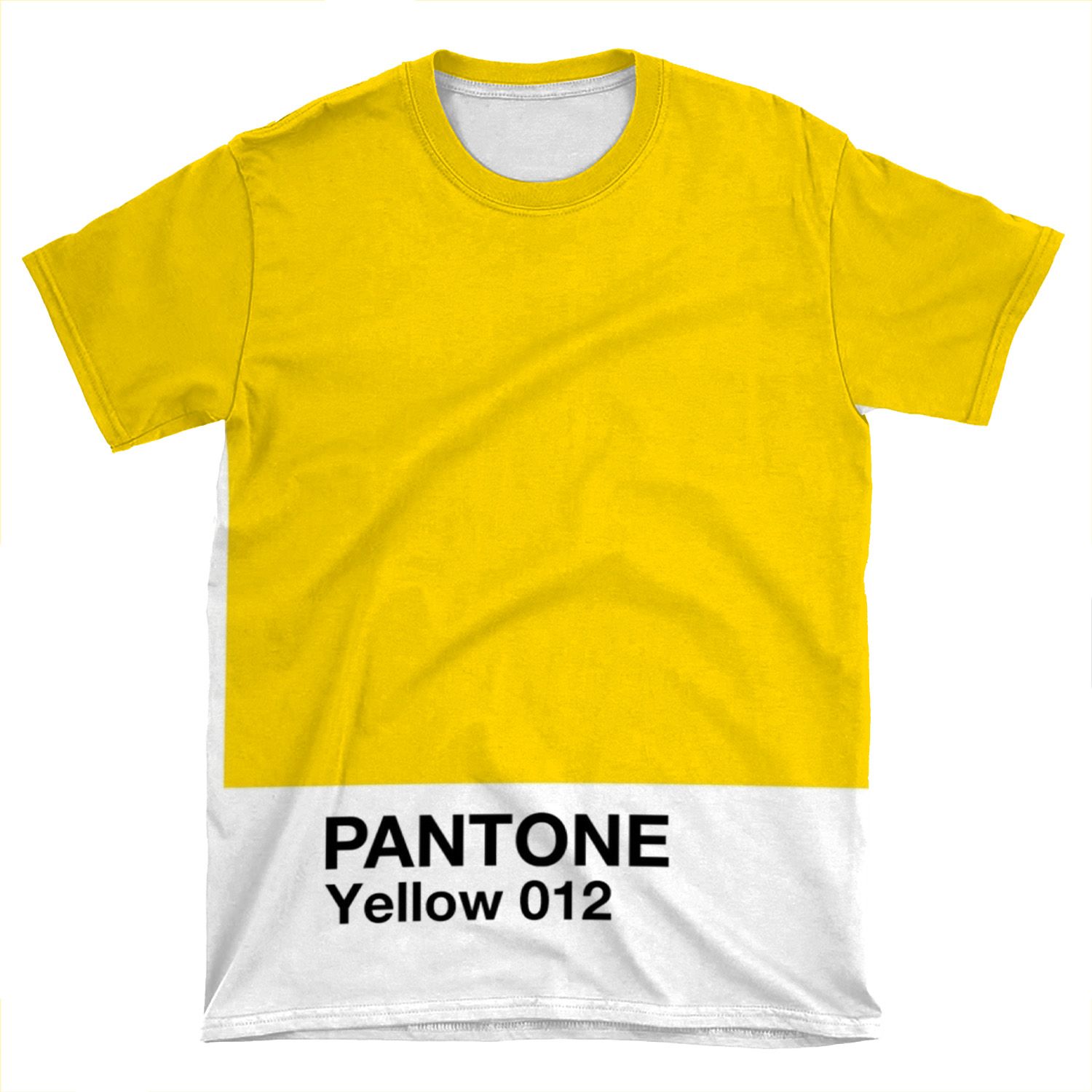Pantone - Yellow 012 AOP T-shirt Tee