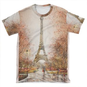 Paris Art AOP T-shirt Tee