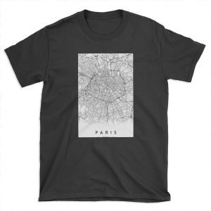 PARIS CITY MAP T-shirt Tee