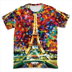 Paris Of My Dreams - Leonid Afremov AOP T-shirt Tee