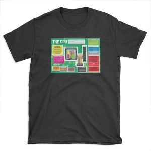 Parts of a CPU for GCSE and A Level Computer Science T-shirt Tee