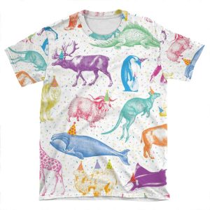 Party Animals AOP T-shirt Tee