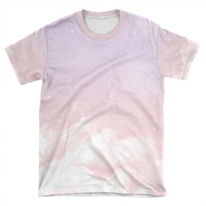 Pastel Clouds S AOP T-shirt Tee