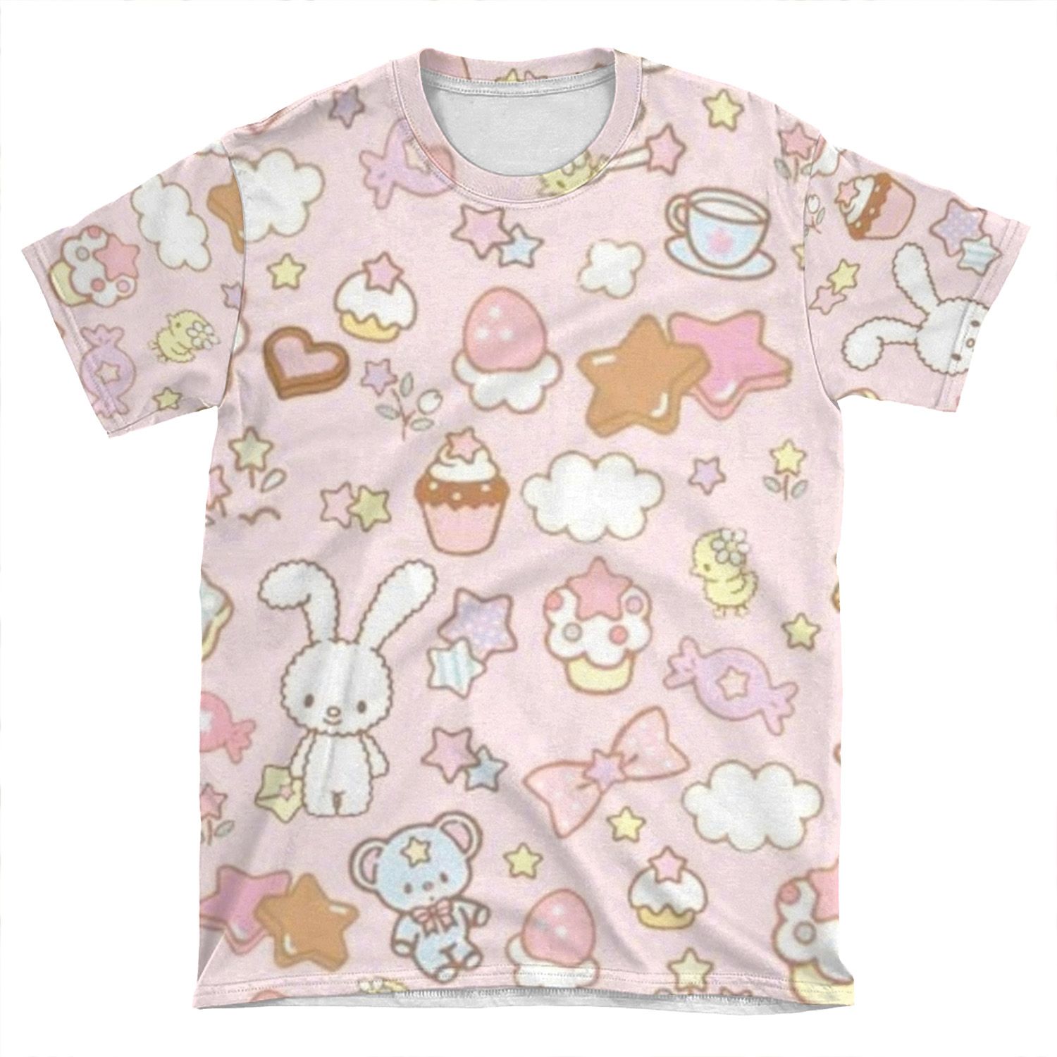 Pastel Kawaii AOP T-shirt Tee