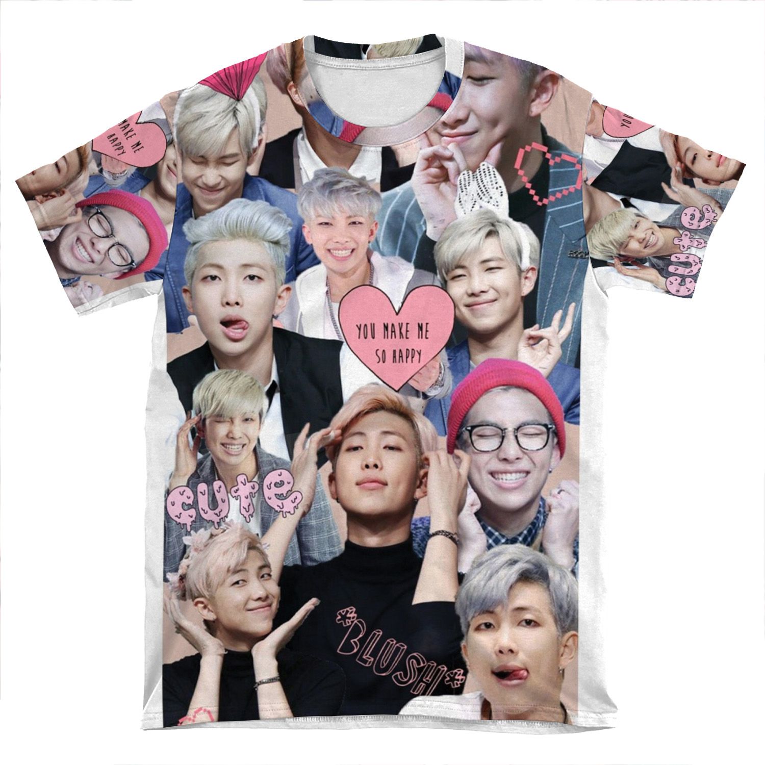 Pastel Namjoon Collage AOP T-shirt Tee