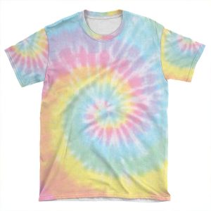 Pastel Tie Dye 2 AOP T-shirt Tee