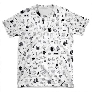 Pattern (Vertical For Phones) AOP T-shirt Tee