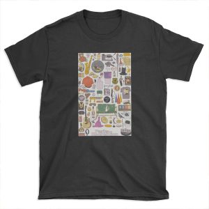 Pawnee Life - Parks and Rec Item Collage T-shirt Tee