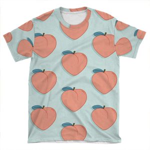 Peach AOP T-shirt Tee